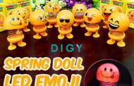 Distributor grosir spring doll led emoji